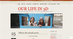 Desktop Screenshot of ourlifein3d.com
